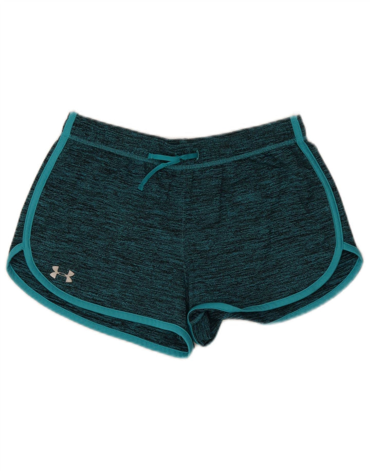 Under Armour Damen Sportshorts UK 14 Mittelblau meliert