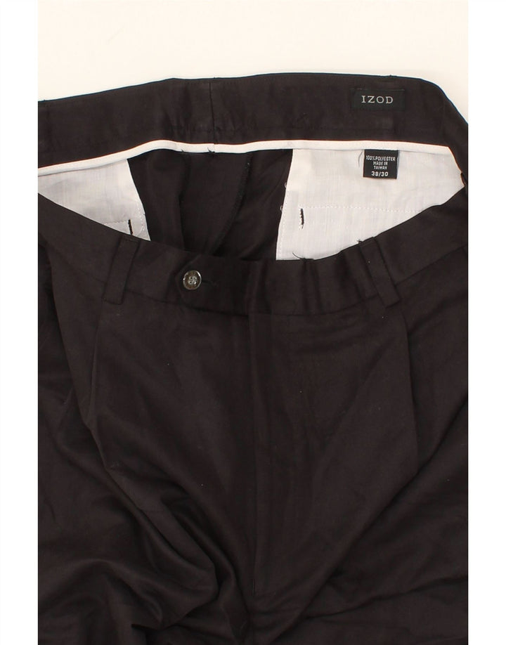 IZOD Mens Pegged Capri Trousers W38 L21 Black Vintage Izod and Second-Hand Izod from Messina Hembry 