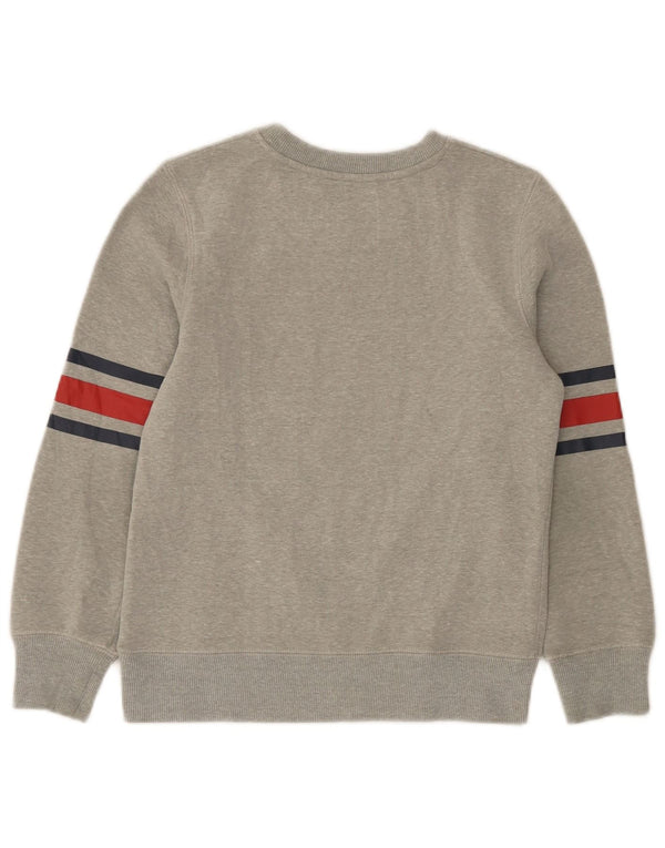Levi's Jungen-Pullover mit grafischem Kapuzenpullover, 9–10 Jahre, grau gefleckt