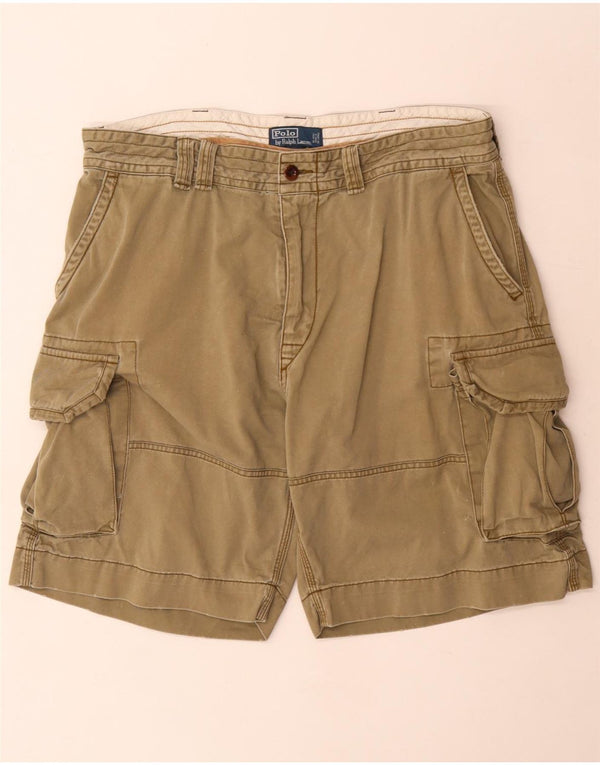 Polo Ralph Lauren Herren Cargoshorts W38 XL Khaki Baumwolle
