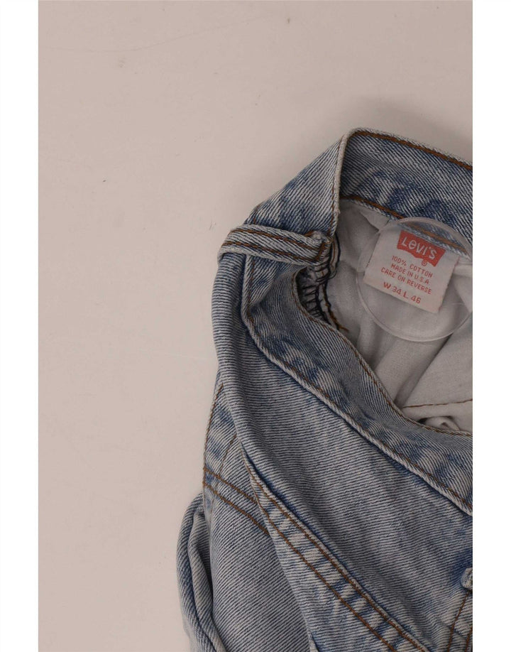 Levi's Herren Tapered Jeans W34 L28 Blaue Baumwolle