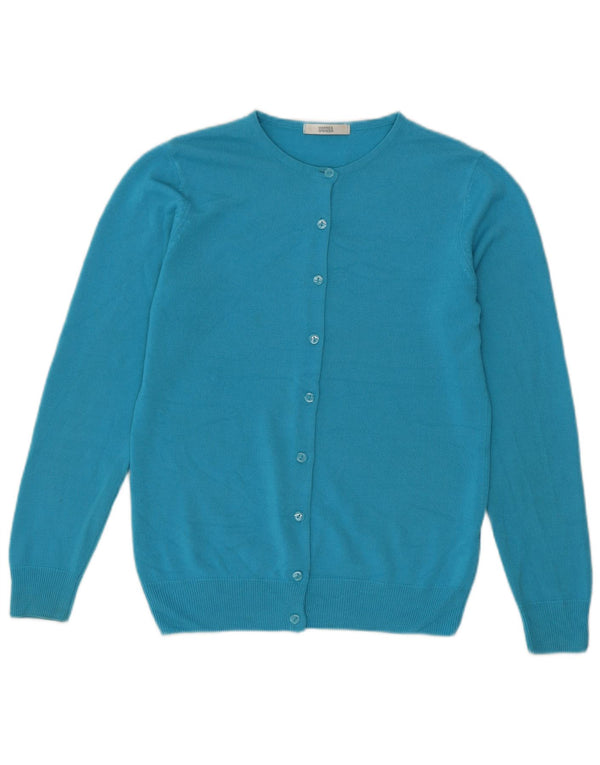 Marks & Spencer Damen-Strickjacke, Größe S, Türkis, Acryl