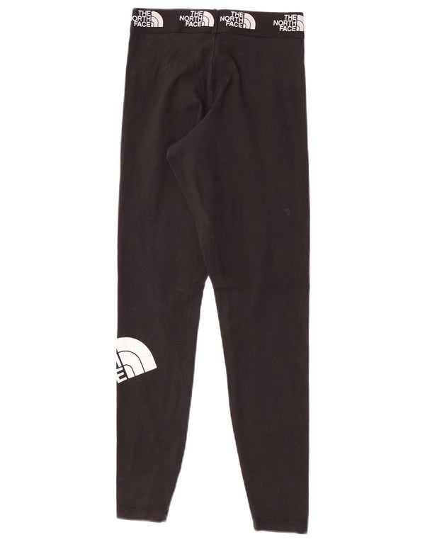 The North Face Womens Graphic Leggings UK 4 XS Schwarz Baumwolle
