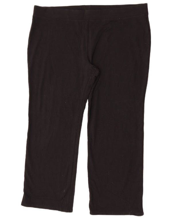 Marks & Spencer Damen Leggings UK 24 4XL Schwarze Baumwolle
