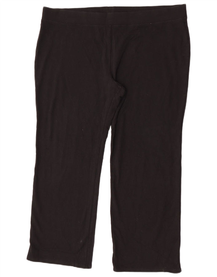 Marks & Spencer Damen Leggings UK 24 4XL Schwarze Baumwolle