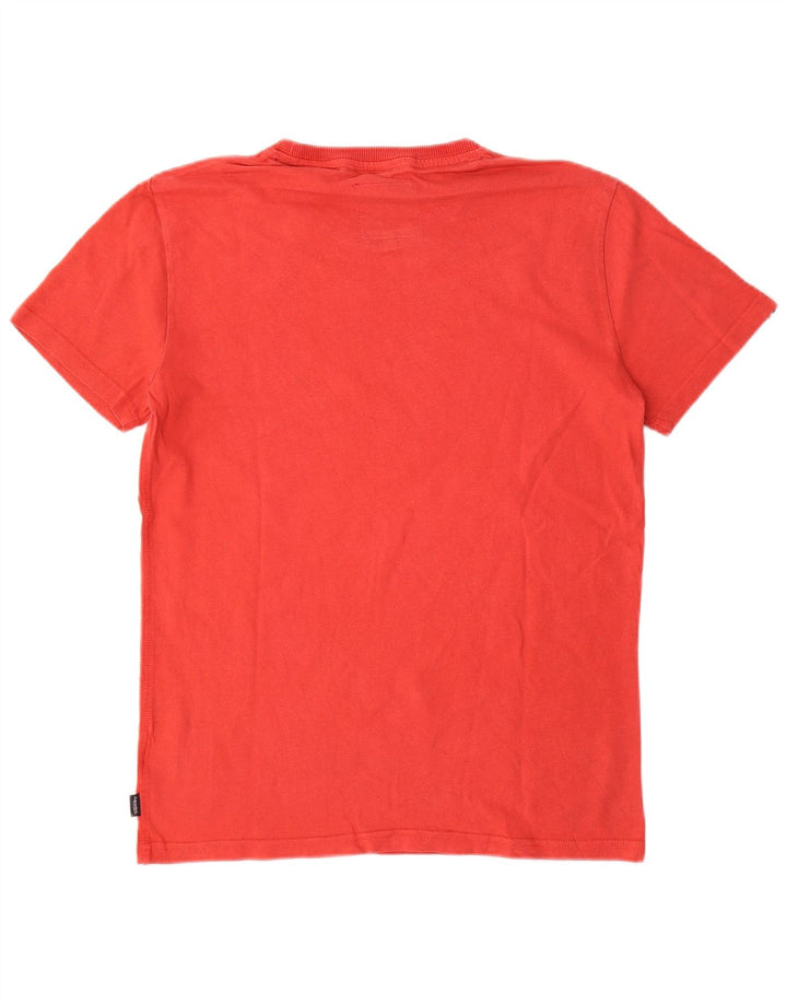 Superdry Herren T-Shirt mit Grafik, Größe S, Rot, Baumwolle