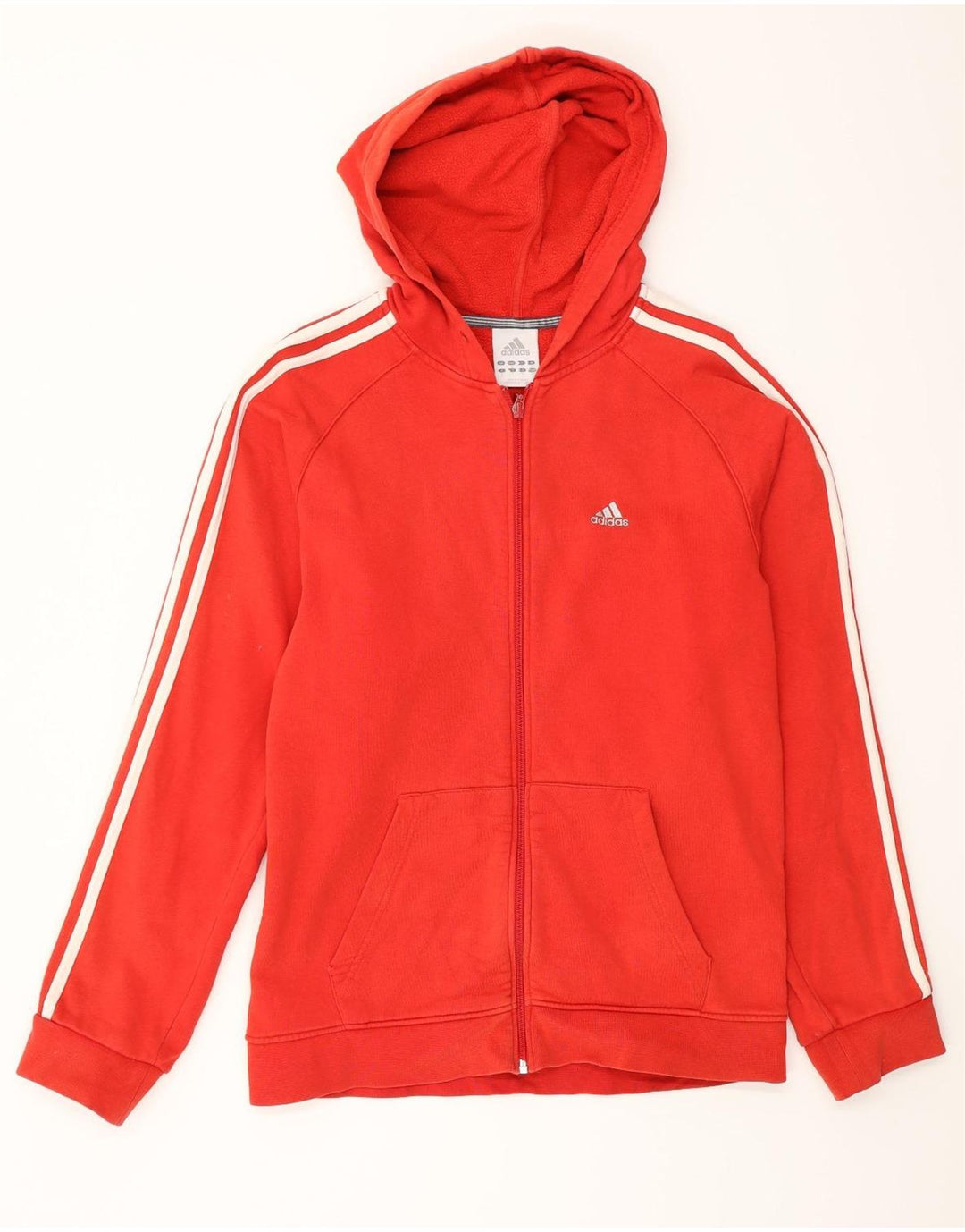 Adidas Herren Zip Hoodie Pullover Kleine rote Baumwolle
