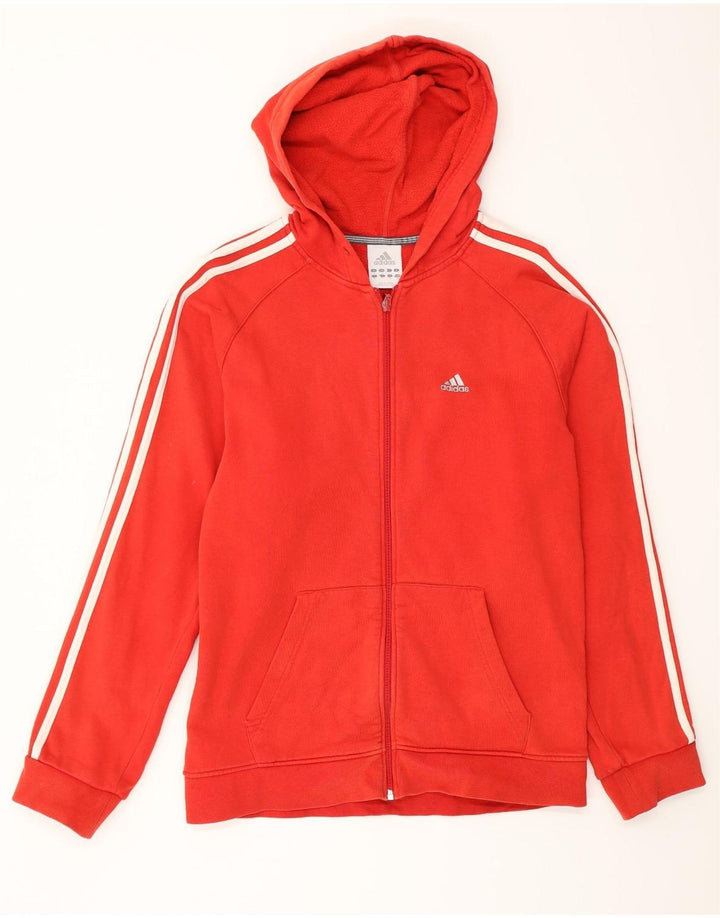 Adidas Herren Zip Hoodie Pullover Kleine rote Baumwolle