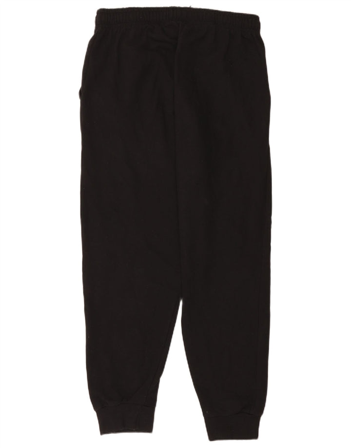 Kappa Herren-Trainingshose, Jogginghose, groß, schwarze Baumwolle