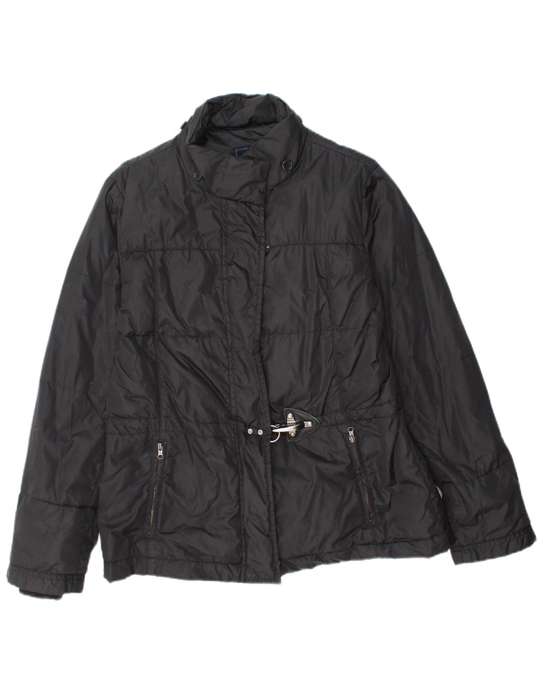 Fay Damen Wattierte Jacke UK 14 Medium Schwarz