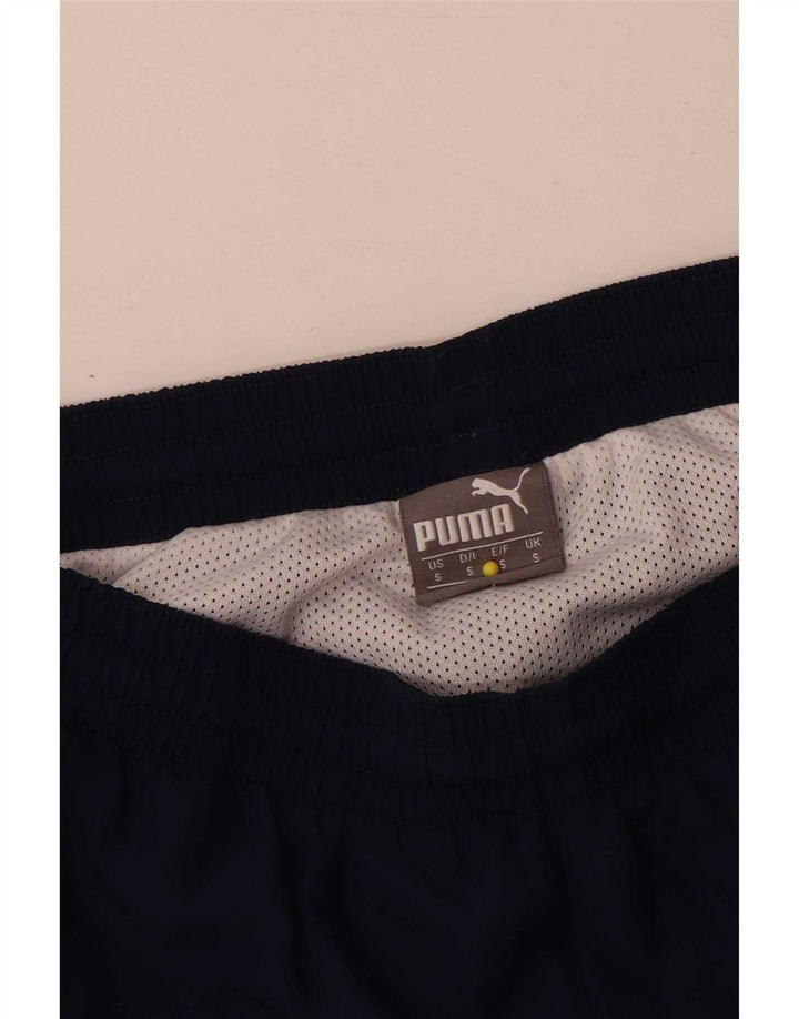 Puma Herren Italia Graphic Sport Shorts Small Marineblau Polyester