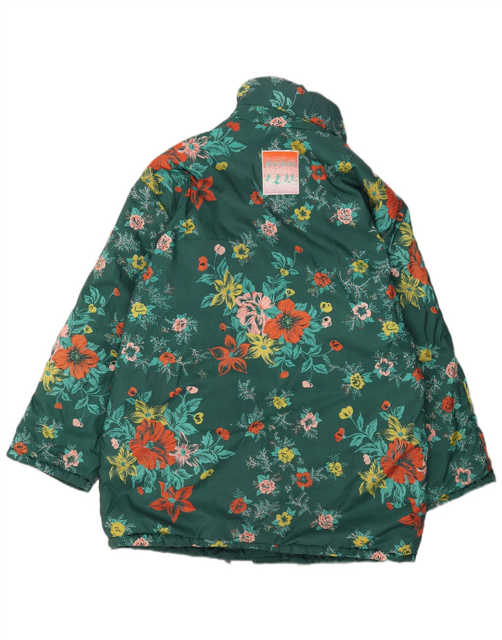 Stratos Damen Wende-Skijacke EU 44 XL Grün geblümtes Polyester