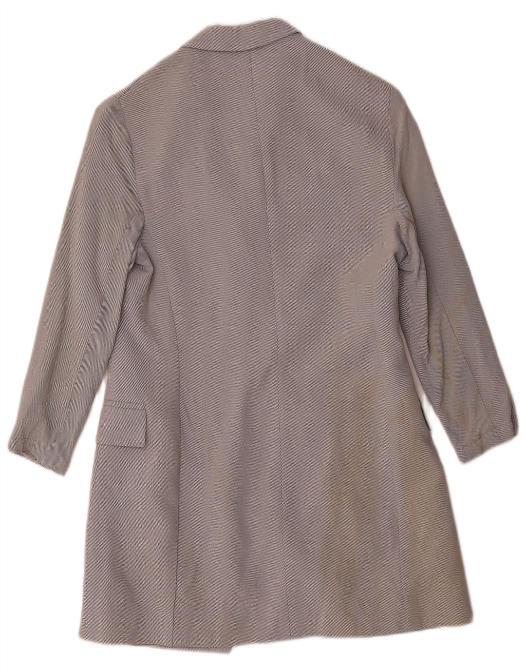 Max & Co. Damen Longline 3-Knopf-Blazerjacke UK 10 Small Graue Viskose