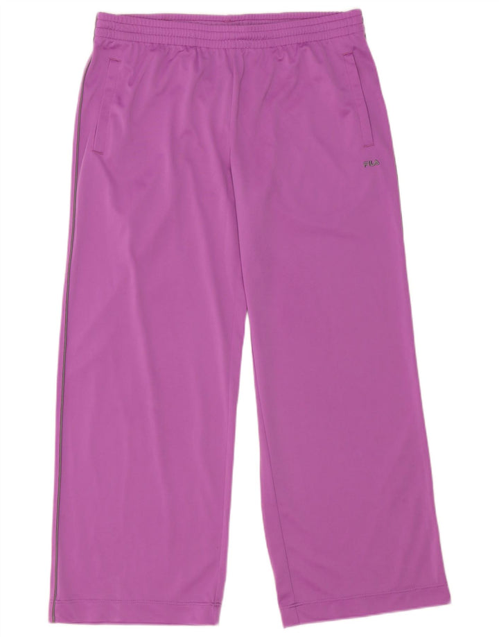 Fila Damen-Trainingshose, UK-Größe 44, Größe L, Lila, Polyester