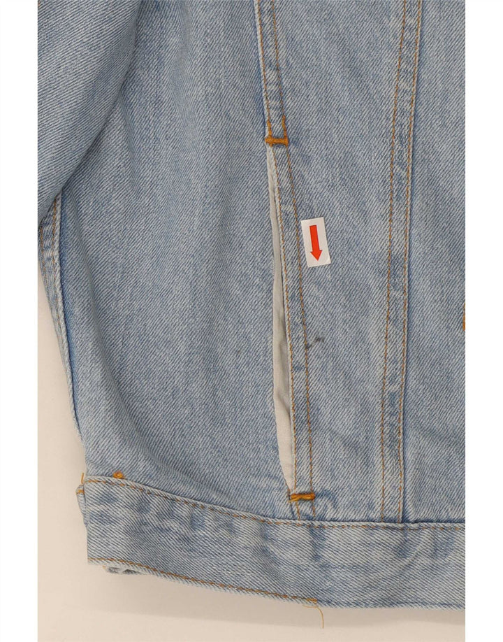 Chambers Damen-Jeansjacke mit Grafik, UK 12, mittelblaue Baumwolle