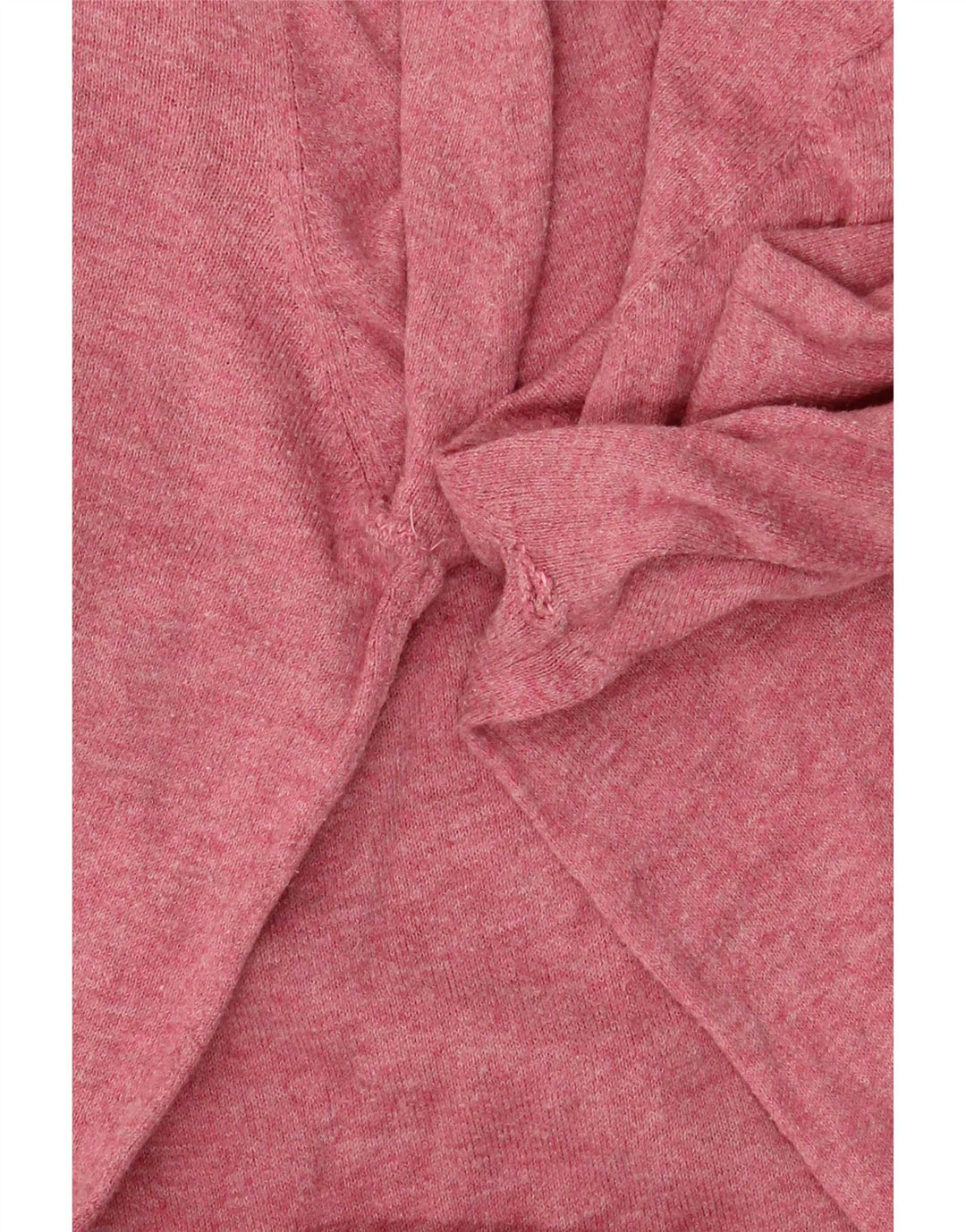 Zara Herren-Pullover mit V-Ausschnitt aus mittelrosa Baumwolle