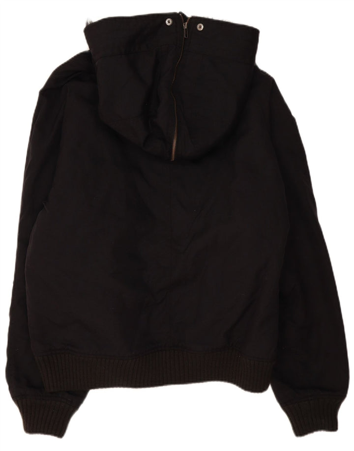 Woolrich Herren Bomberjacke mit Kapuze UK 42 XL Schwarz