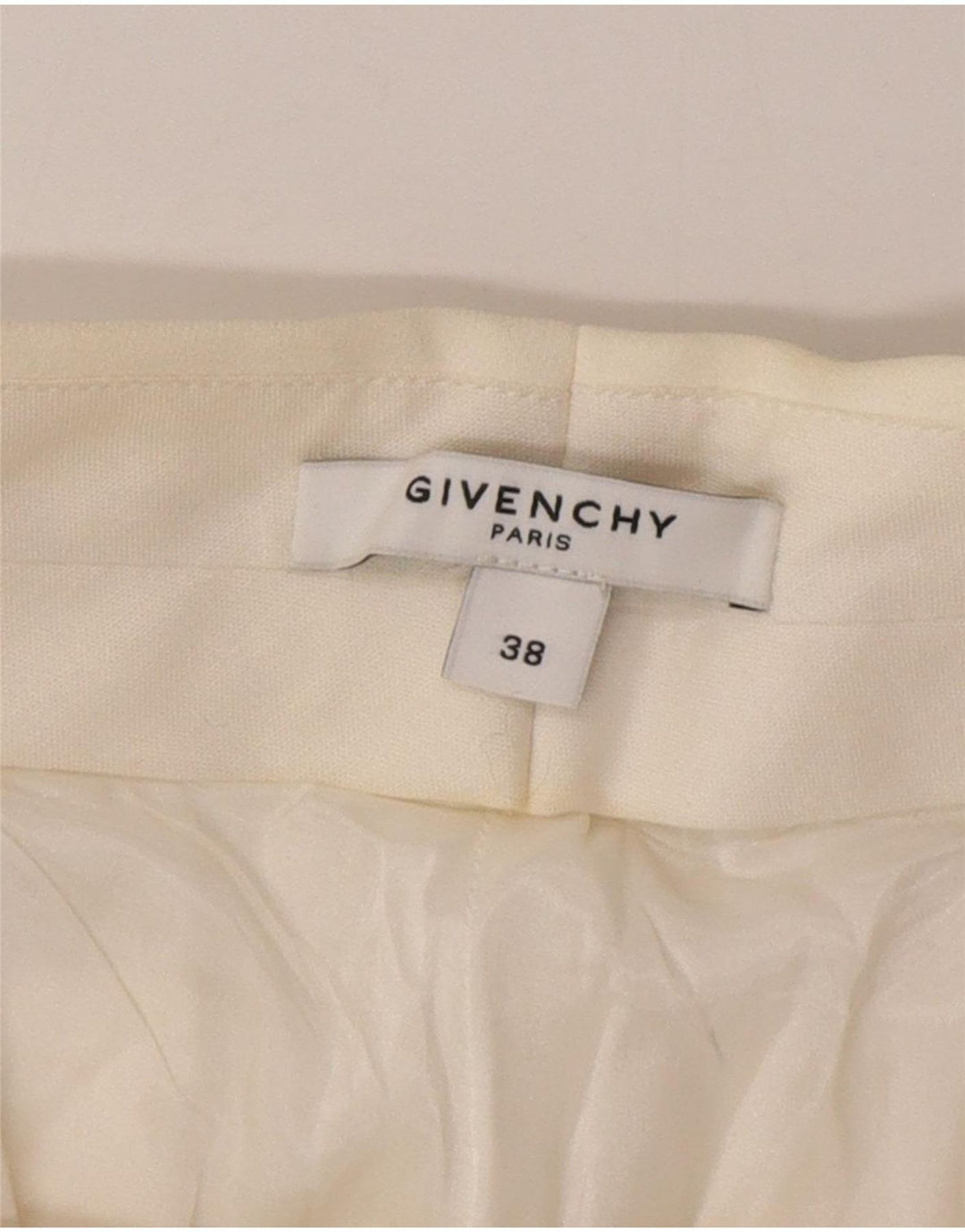 GIVENCHY Damen Freizeithose EU 38 Medium W30 L30 Weiß Klassisch