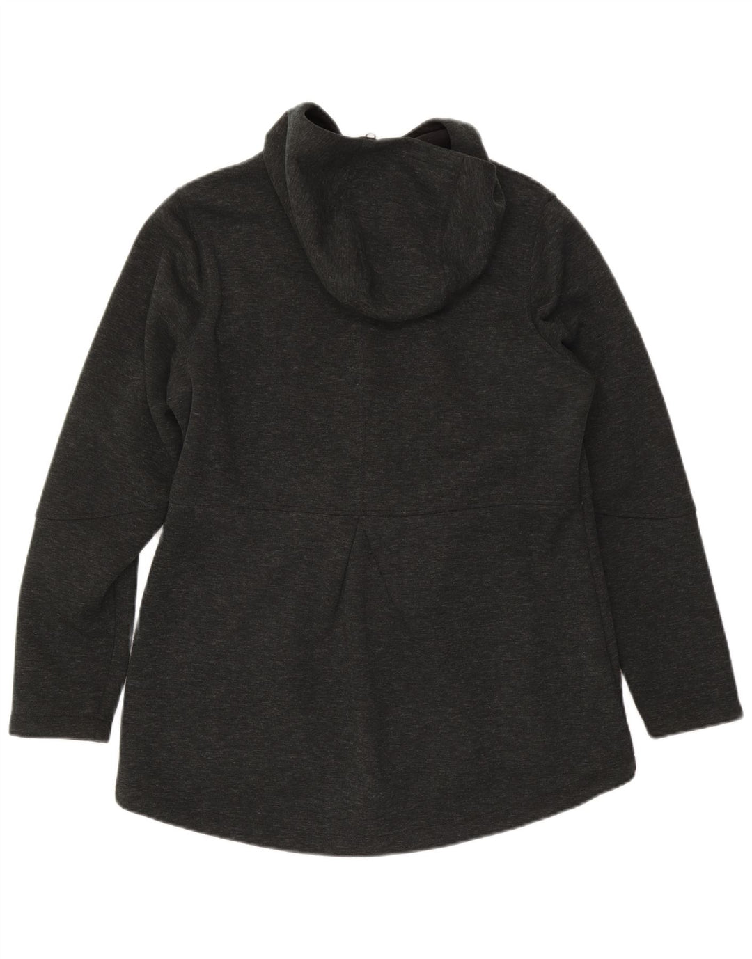 The North Face Womens Zip Hoodie Sweater UK 16 Large Grau Polyester