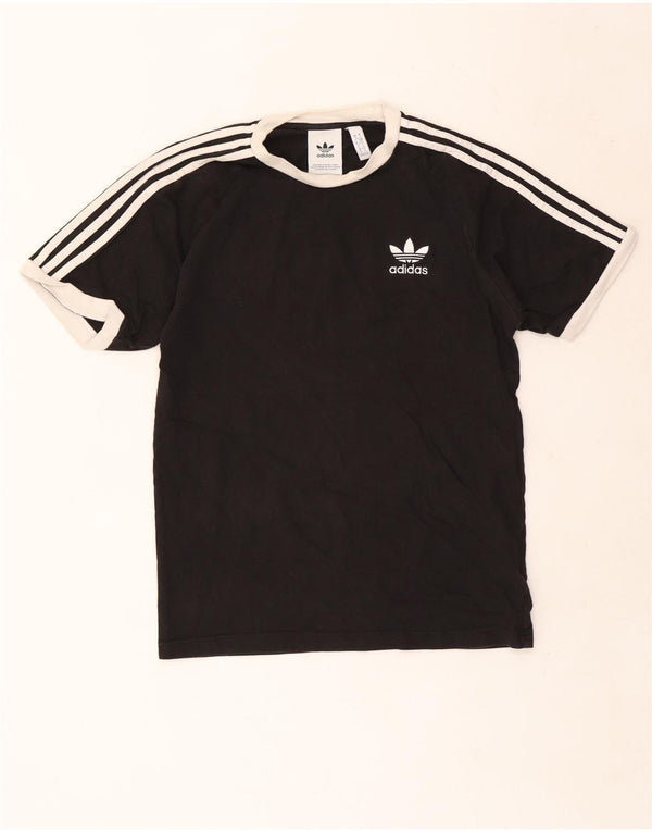 Adidas Herren T-Shirt Top Small Schwarz Baumwolle
