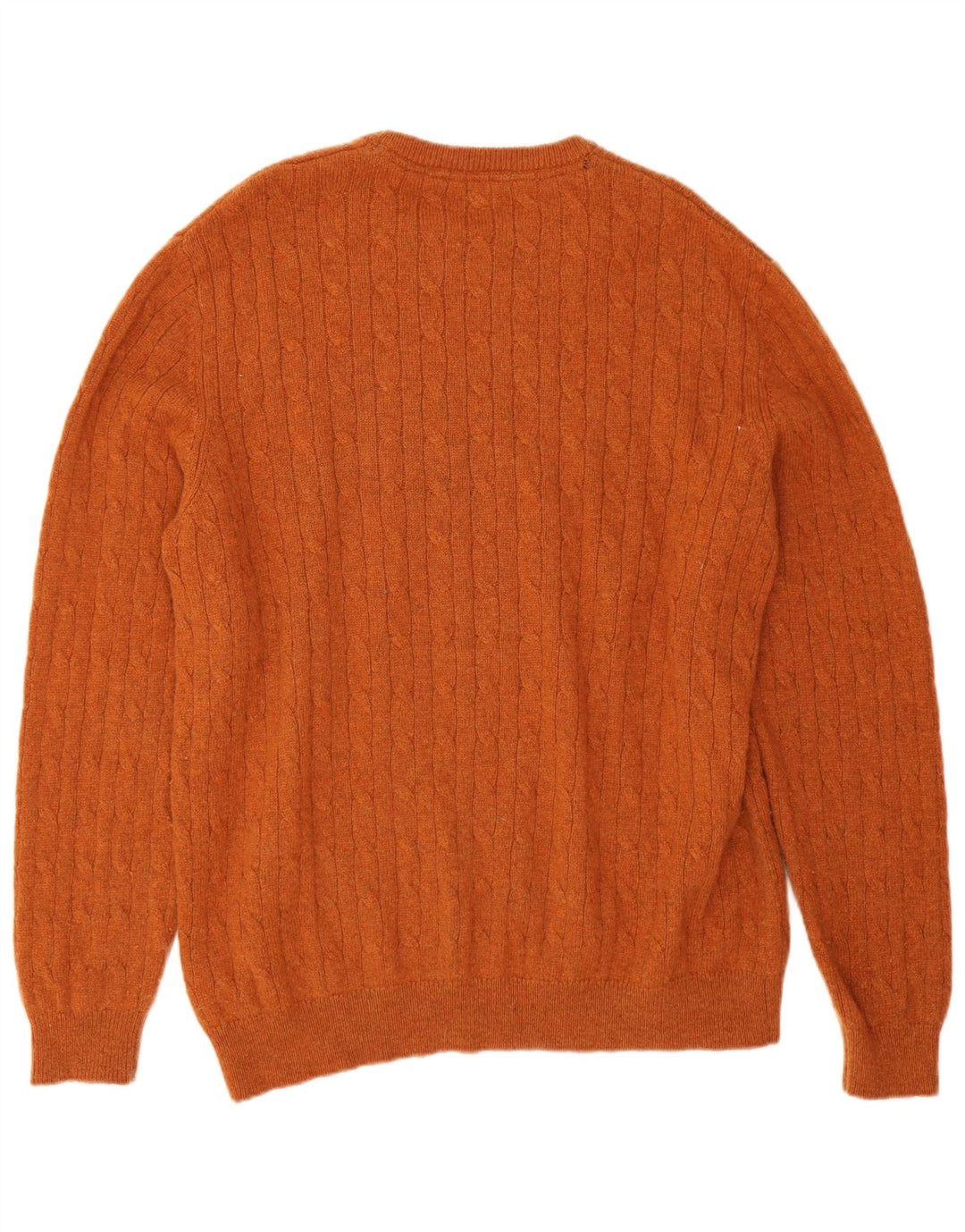 Crew Clothing Herren-Pullover mit Rundhalsausschnitt, 2XL, braune Lammwolle