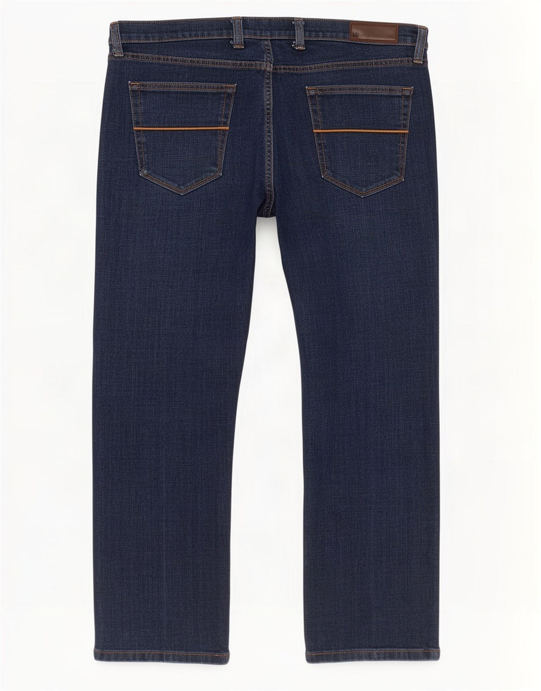 Marks & Spencer Herren Regular Straight Jeans W38 L29 Blaue Baumwolle