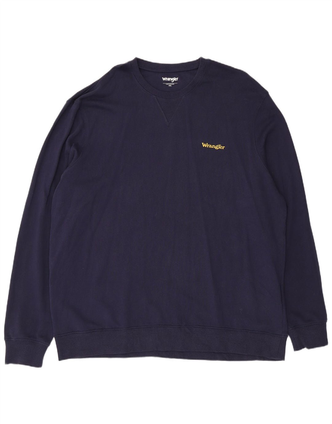 Wrangler Herren Sweatshirt Pullover 2XL Marineblau Baumwolle