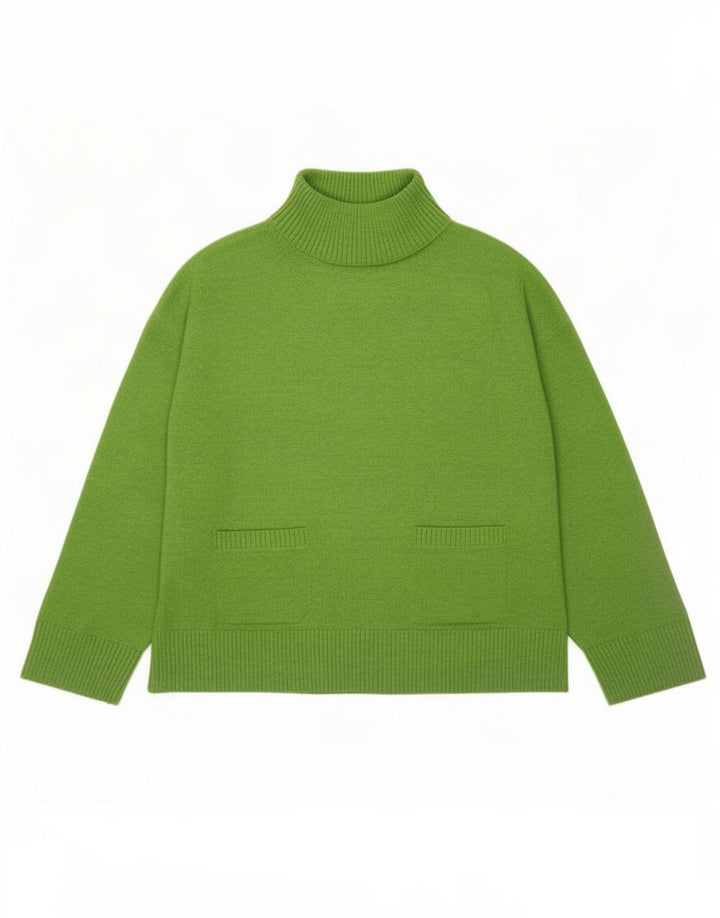Marks & Spencer Rollkragenpullover für Damen, Gr. 14, Mittelgrün