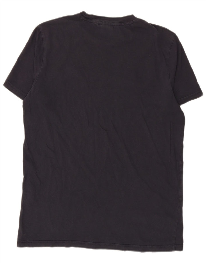 CHAMPION Herren-T-Shirt mit Grafik, Größe S, marineblau, Baumwolle