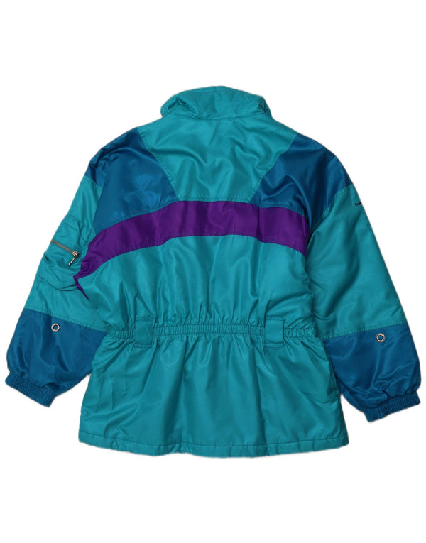 DUBIN Damen-Skijacke in Übergröße, EU 44, XL, Blau, Colourblock-Sport