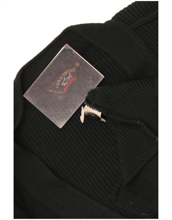 Paul & Shark Herren Yachting Cardigan Pullover XL Grüne Wolle