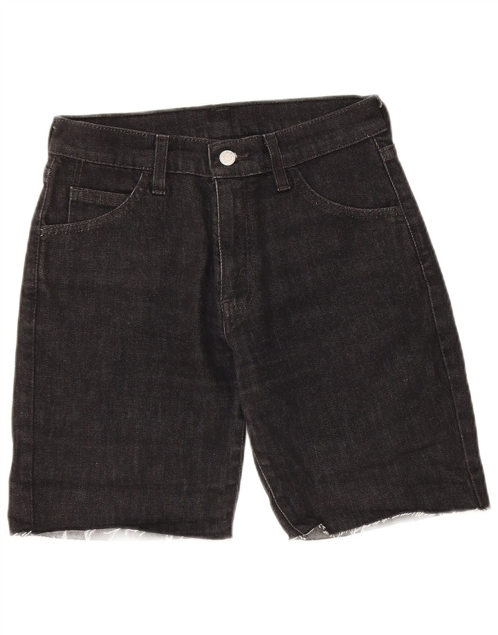 LEVI'S Damen 525 Jeansshorts W28 Mittelschwarze Baumwolle