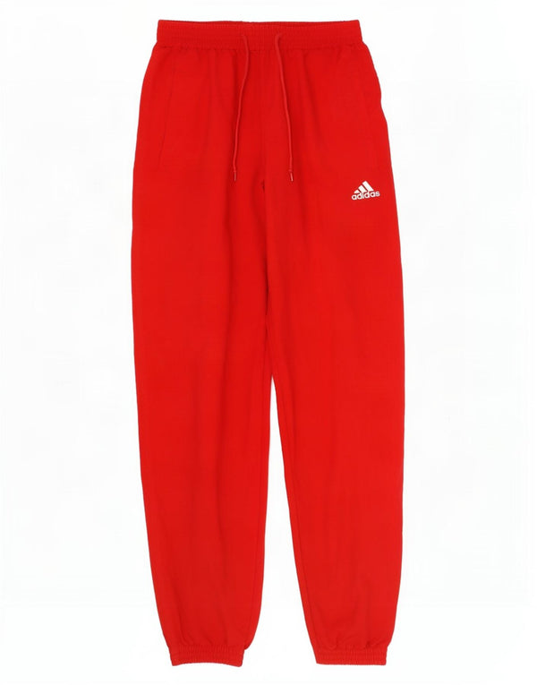 Adidas Herren-Trainingshose, Jogginghose, groß, rot, Polyester