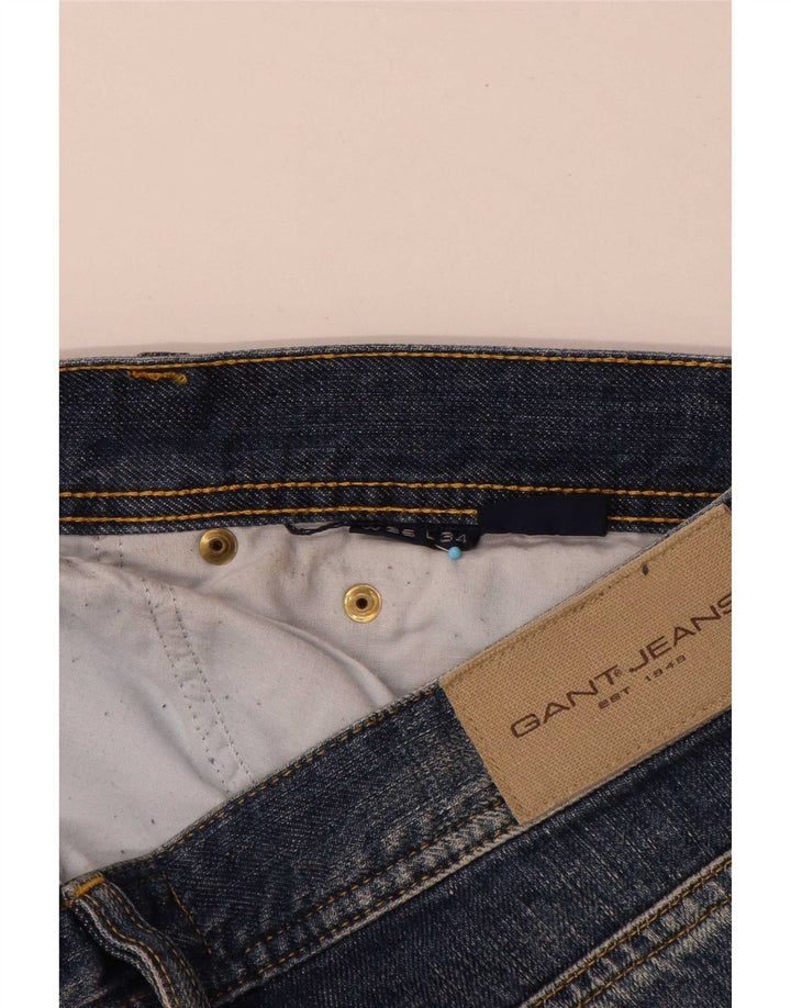 Gant Herren Straight Jeans W36 L34 Blau
