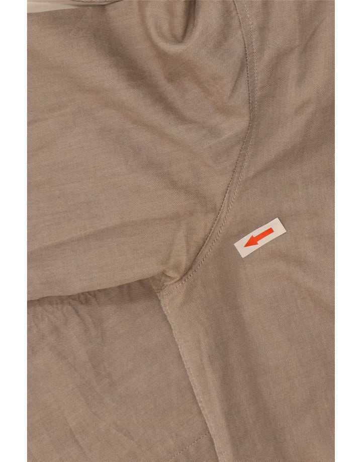 Hugo Boss Herrenhemd, kleine graue Baumwolle