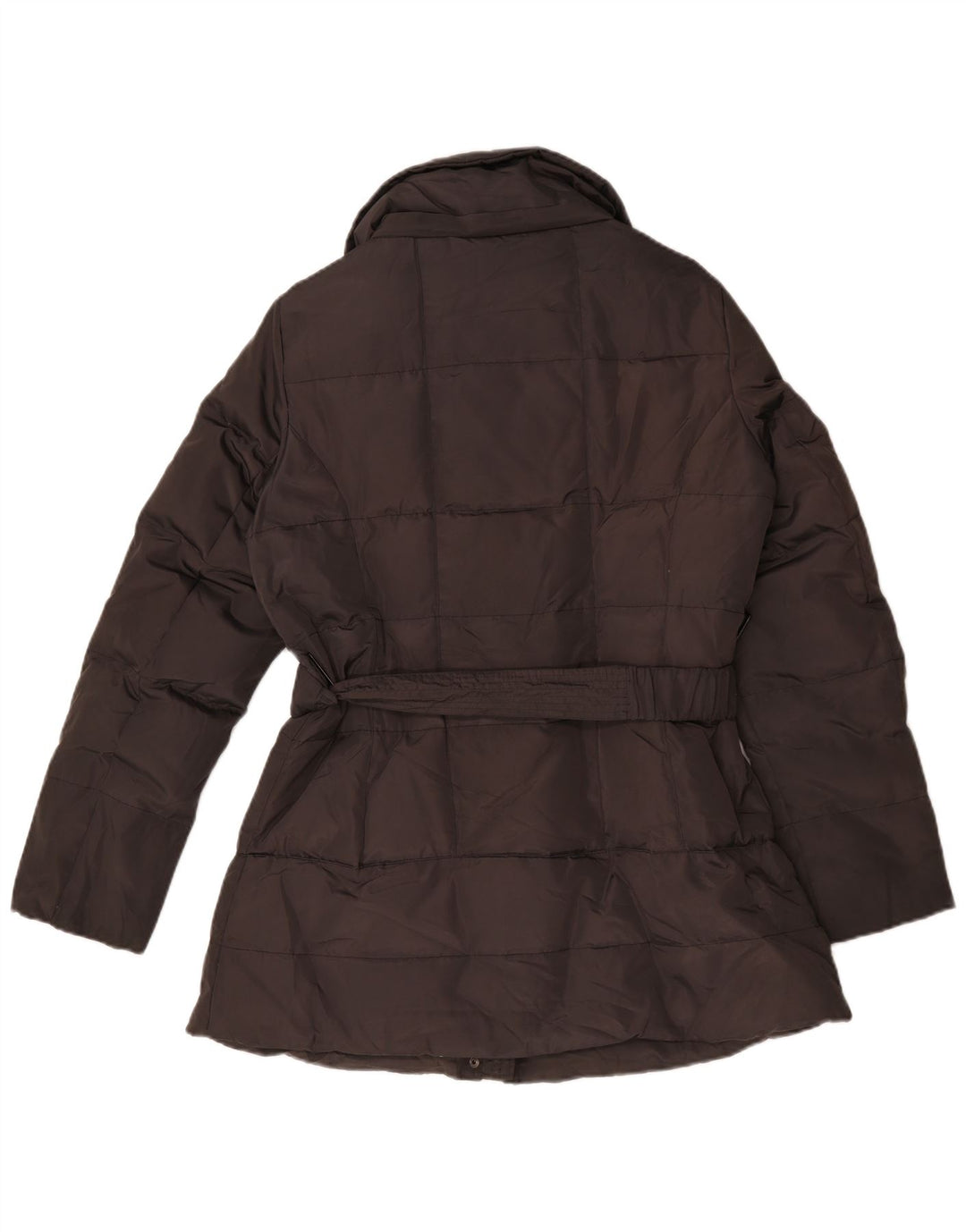 Zara Damen Wattierte Jacke UK 18 XL Schwarz Polyester