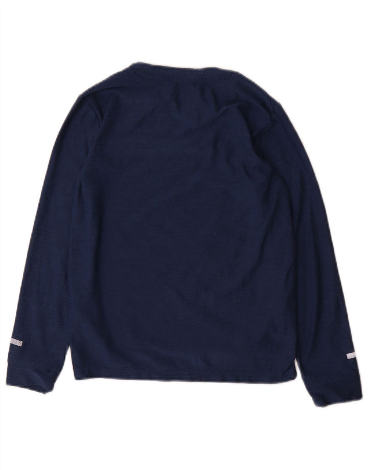 Russell Athletic Dri-Power-Oberteil für Jungen, langärmlig, 6–7 Jahre, Größe S, Marineblau