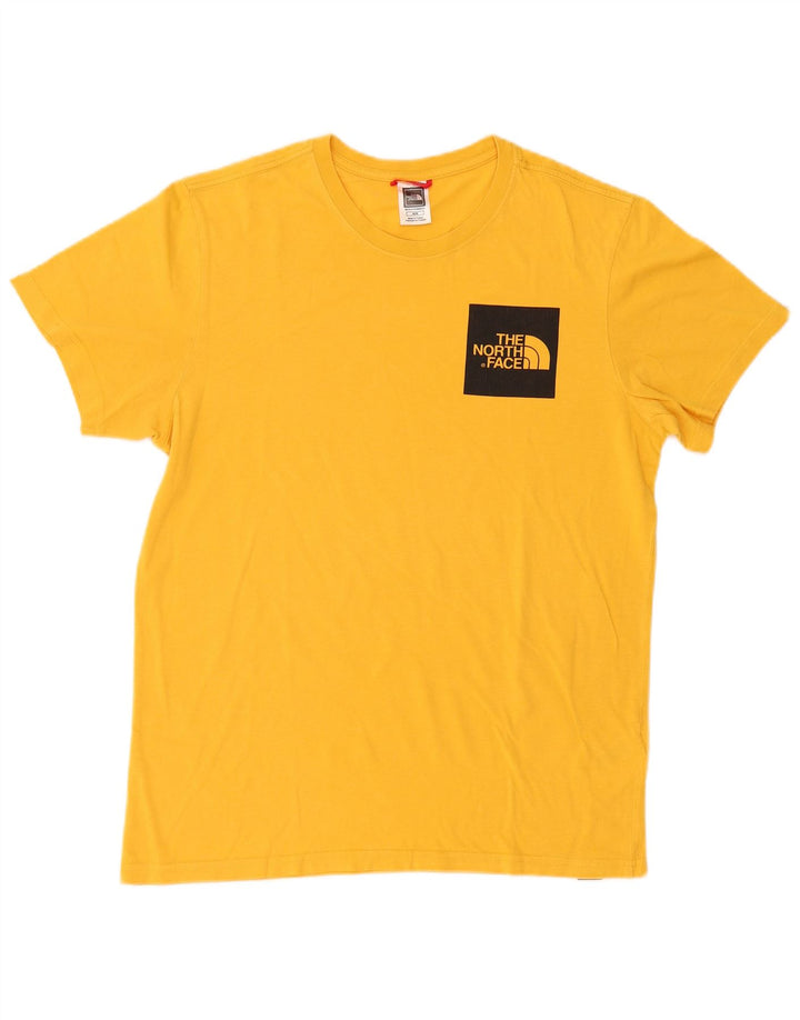 The North Face Herren-T-Shirt mit Grafik, mittelgelbe Baumwolle