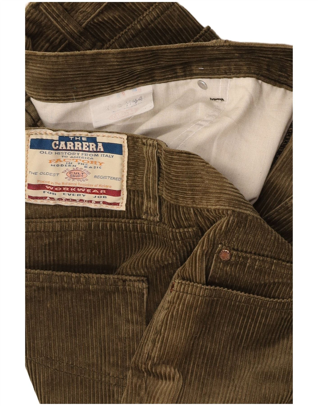 CARRERA Gerade Cordhose für Herren, W44, L30, Grün