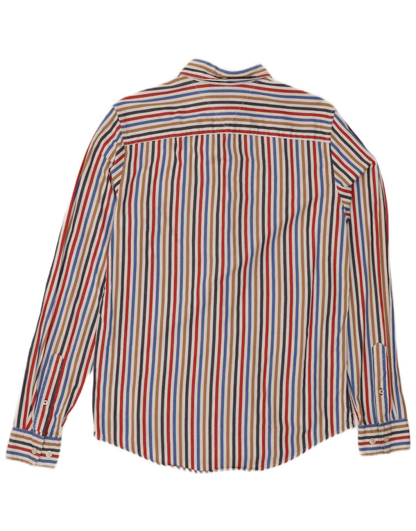 Tommy Hilfiger Herren Slim Fit Hemd XS Mehrfarbig gestreift aus Baumwolle