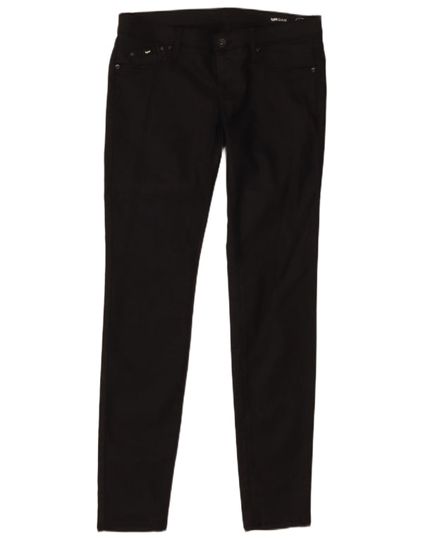 Gas Damen Skinny Jeans W30 L32 Schwarze Baumwolle