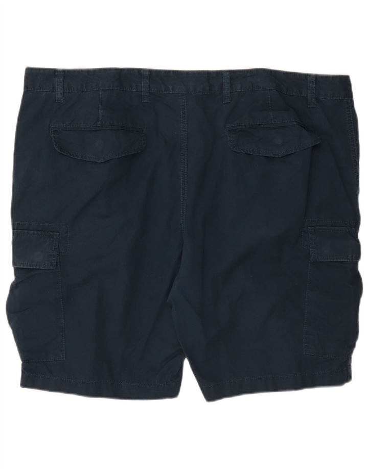 Marks & Spencer Herren Cargoshorts W44 2XL Marineblau Baumwolle