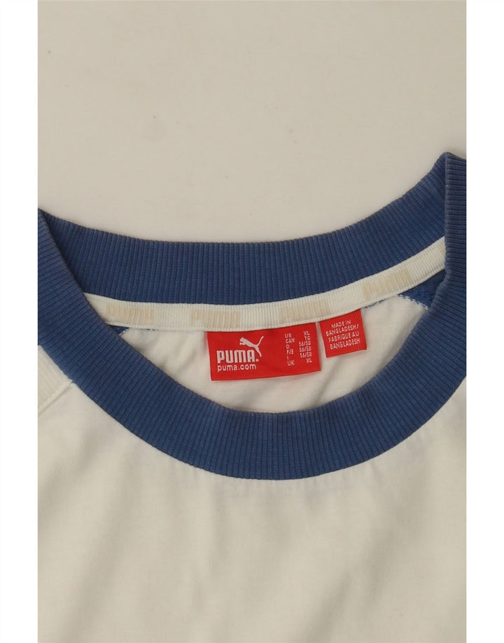 PUMA Herren Graphic Vest Top XL Weiß Farbblock