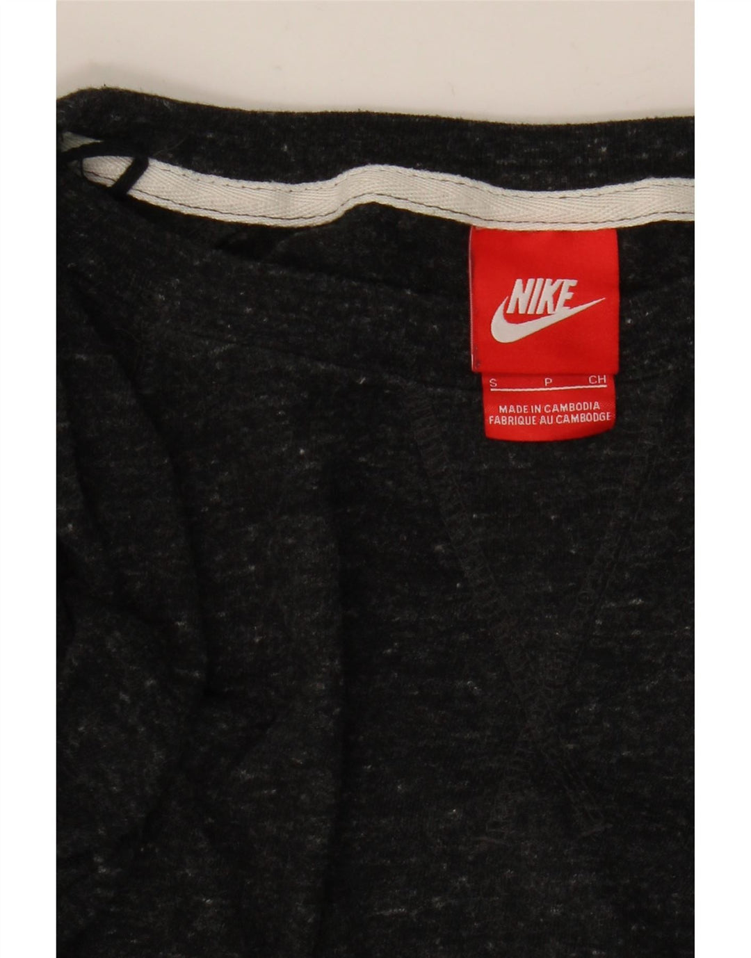 NIKE Damen-Sweatshirt mit Grafikmotiv, Gr. 10, Größe S, Schwarz gefleckt
