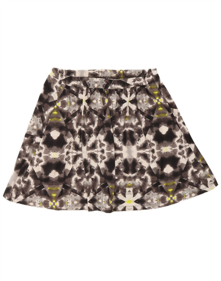 MOSSIMO Damen Tennisrock UK 10 Small Graues Batik-Polyester