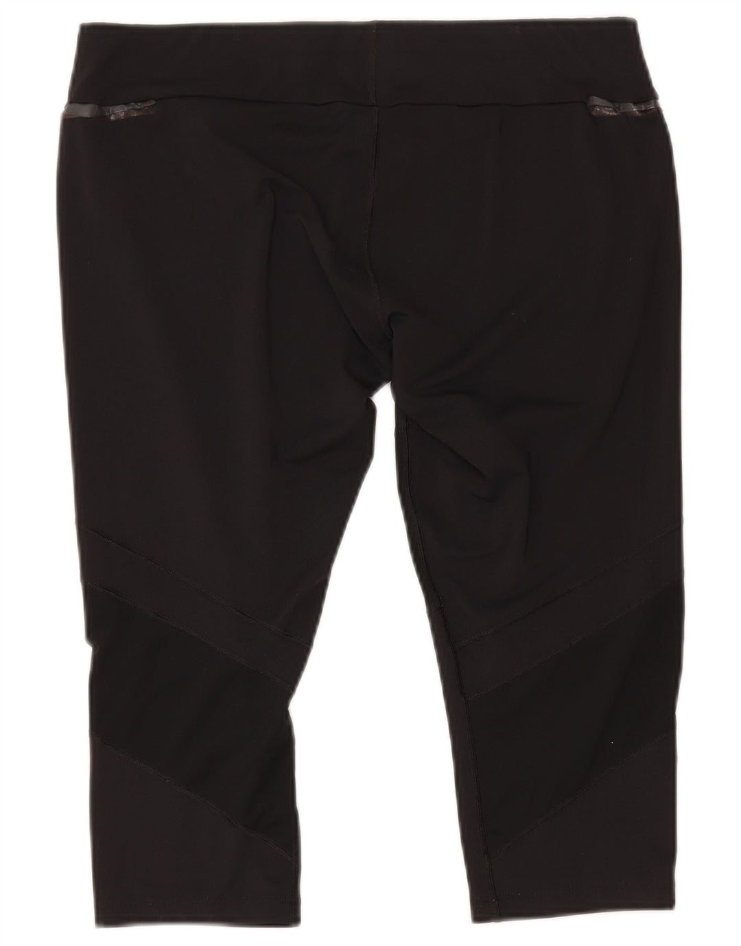 Asics Damen Capri-Leggings UK 18 XL Schwarz Polyester