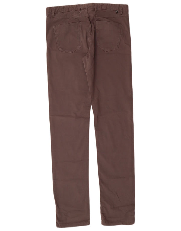 MASSIMO DUTTI Herren Slim Freizeithose EU 40 Medium W31 L34 Grau Baumwolle