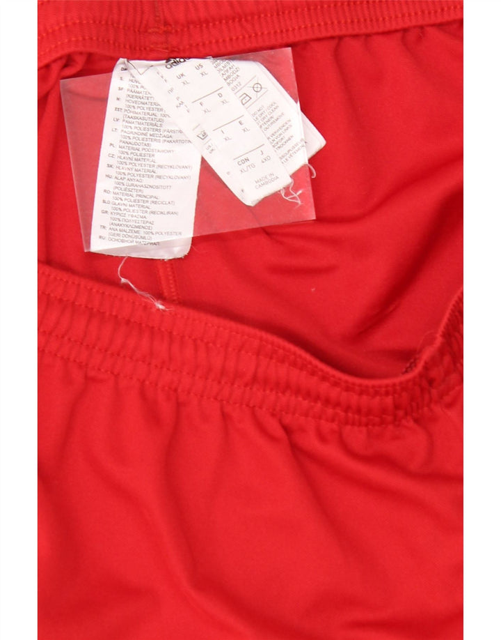 ADIDAS Mens Aeroready Sport Shorts XL Red Polyester Vintage Adidas and Second-Hand Adidas from Messina Hembry 