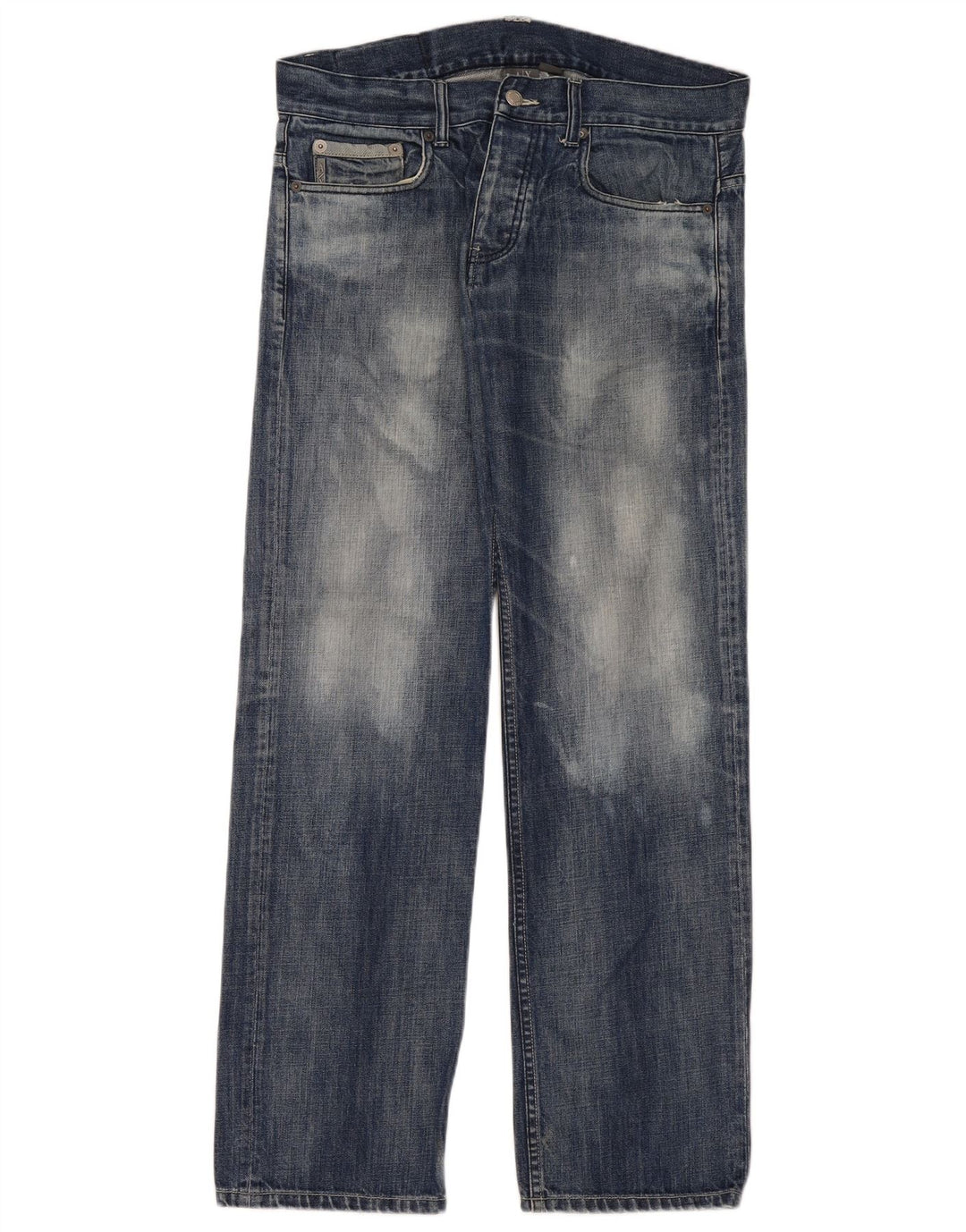 Armani Exchange Herren Loose Jeans W32 L32 Blaue Baumwolle