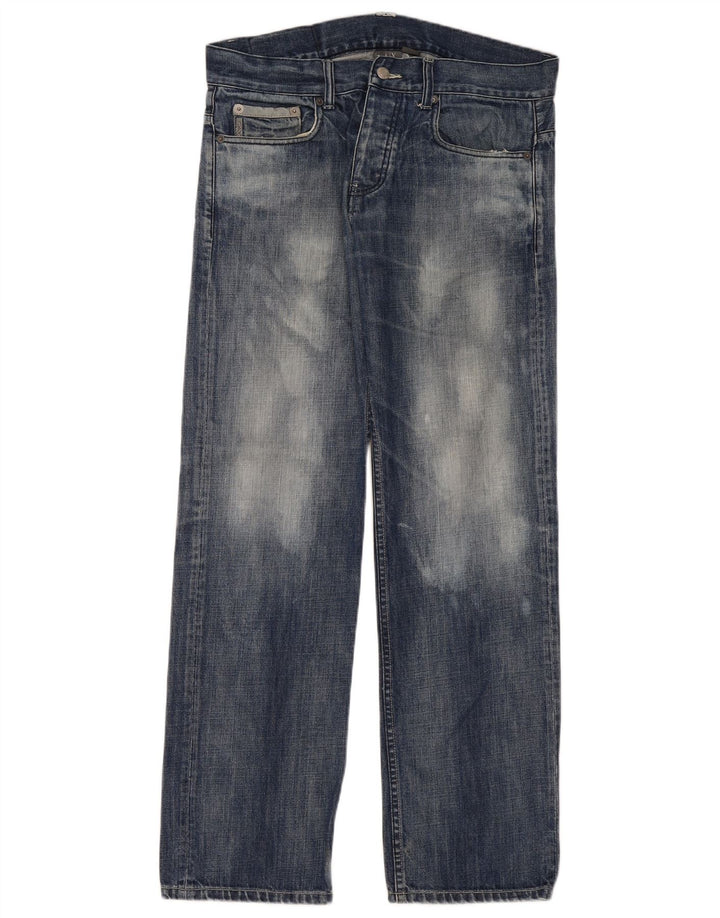 Armani Exchange Herren Loose Jeans W32 L32 Blaue Baumwolle